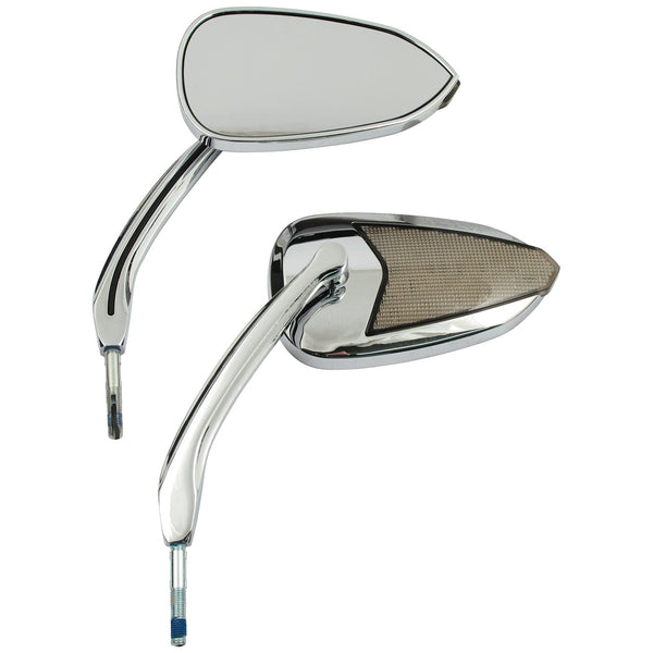 MCS Fury, LED turn signal mirror set. Chrome 1