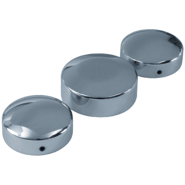 MCS Triple tree nut cover set. Chrome 1