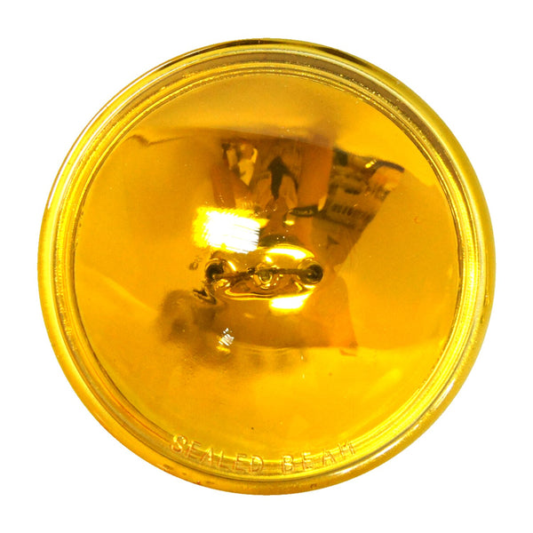 MCS 4-1/2" 35w 12v sealed beam unit. Clear amber lens 1