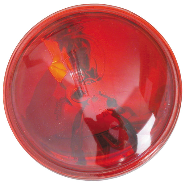 MCS 4-1/2" 30w 12v sealed beam unit. Clear red lens 1