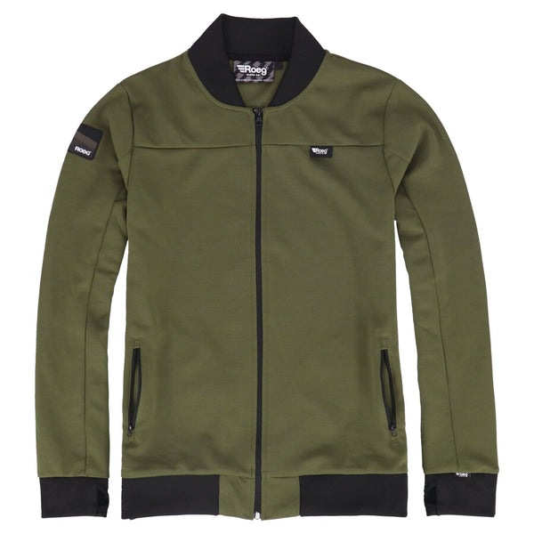 Roeg Frits track jacket army green 1