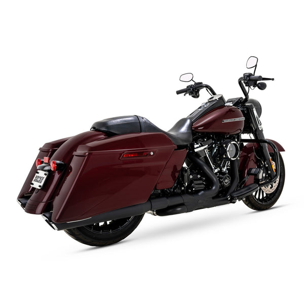 Vance & Hines, 4" Twin Slash Round slip-on mufflers. Black 1