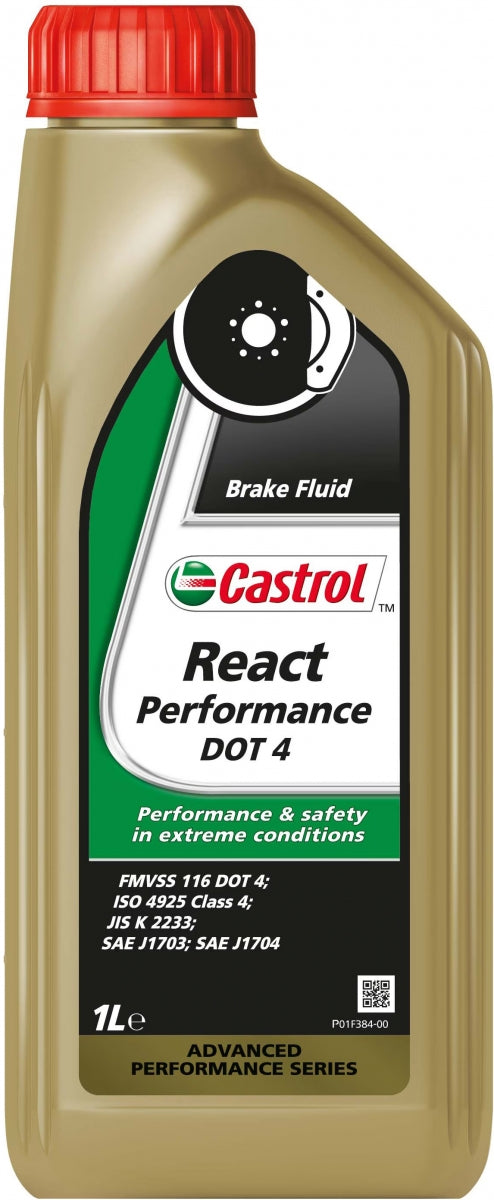 CASTROL BRAKE FLUID REACT PERFORMANCE DOT 4 1LTR 1