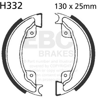 EBC BRAKE SHOE, H332 1