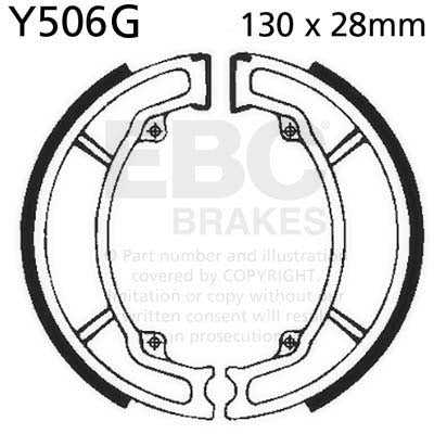 EBC Y506G BRAKE SHOES 1