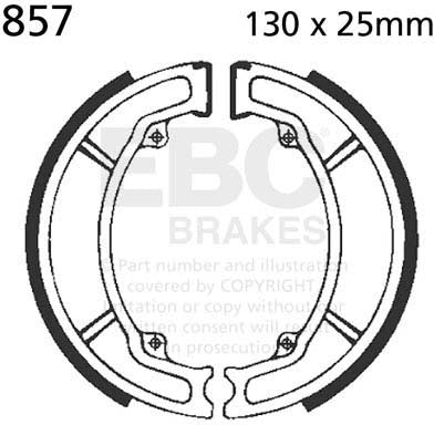 EBC BRAKE SHOE, 857 1