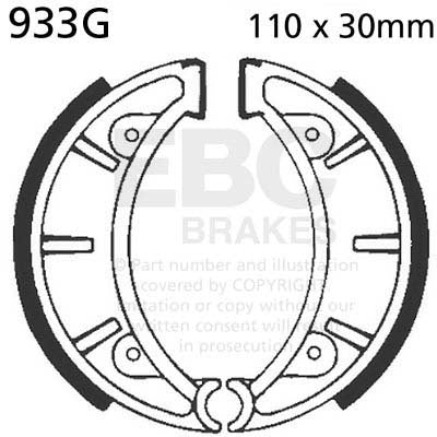 EBC 933G BRAKE SHOES 1
