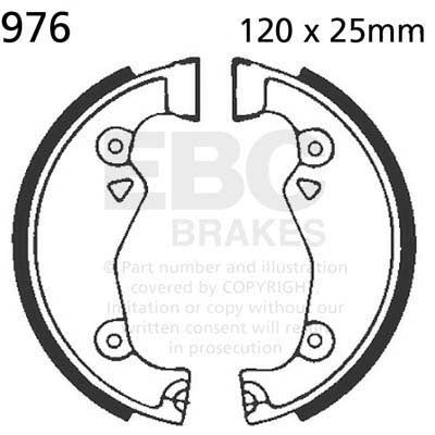 EBC BRAKE SHOE, 976 1