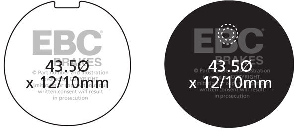 EBC FA039 ORGANIC BRAKE PADS 1