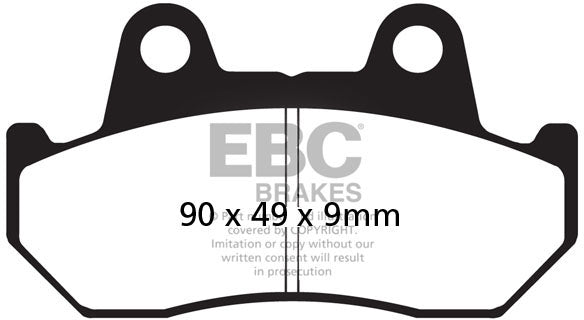 EBC FA069/2 ORGANIC BRAKE PADS 1