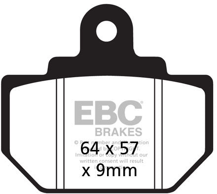 EBC FA111 ORGANIC BRAKE PADS 1