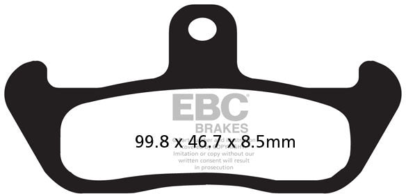 EBC FA134 ORGANIC BRAKE PADS 1