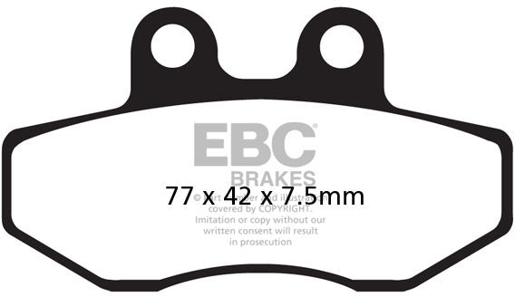 EBC FA167 ORGANIC BRAKE PADS 1