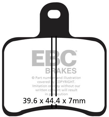 EBC FA272 ORGANIC BRAKE PADS 1