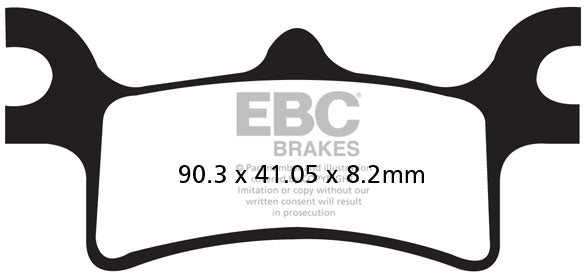 EBC FA314R SINTERED R BRAKE PADS 1