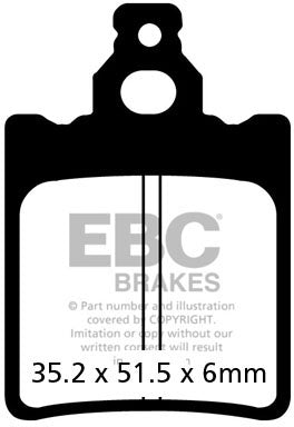 EBC FA337R SINTERED R BRAKE PADS 1