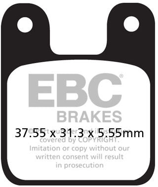 EBC FA352 ORGANIC BRAKE PADS 1