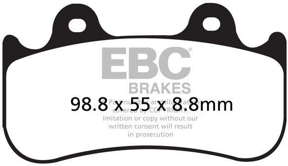 EBC FA455HH HH SINTERED SPORTBIKE BRAKE PADS 1