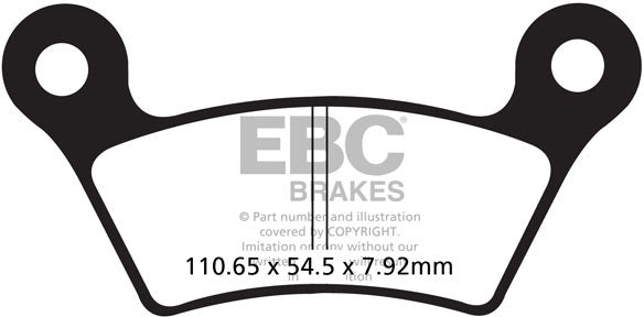 EBC FA473 ORGANIC BRAKE PADS 1