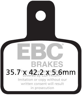 EBC FA495 ORGANIC BRAKE PADS 1