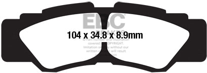 EBC FA677R SINTERED R BRAKE PADS 1