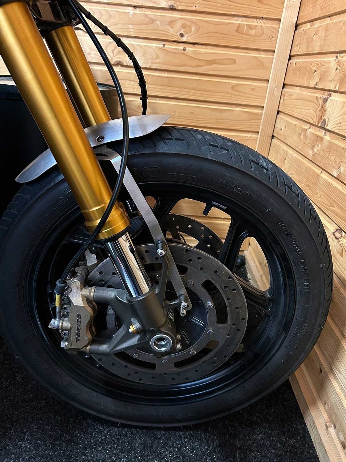Aluminum Front fender for ZX-6R / ZX-10R Fork conversion