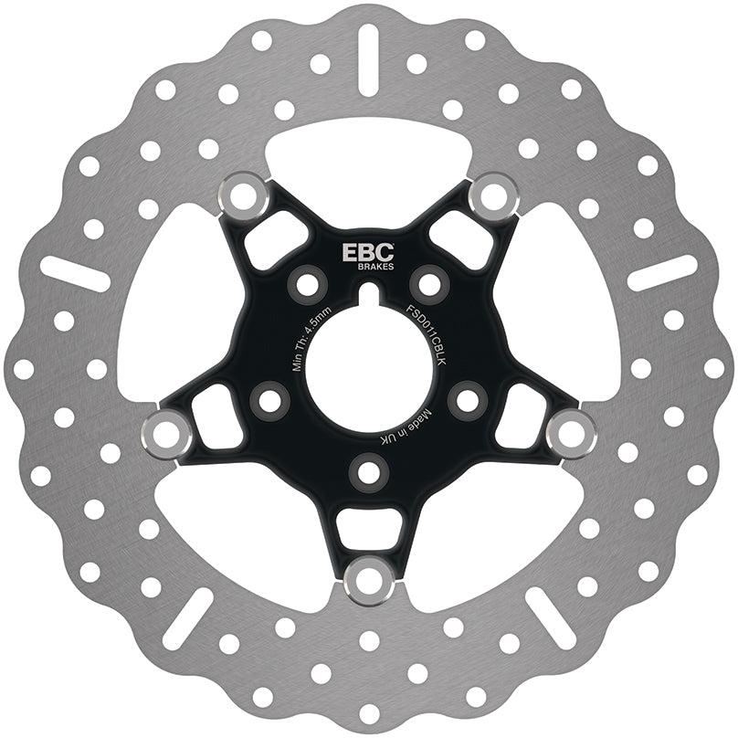 EBC FSD011CBLK BLACK CHROME CENTRED H-D DISC 1