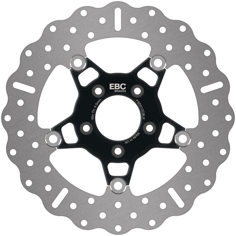 EBC FSD012CBLK BLACK CHROME CENTRED H-D DISC 1