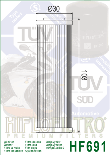 HIFLO OIL FILTER, HF691 2