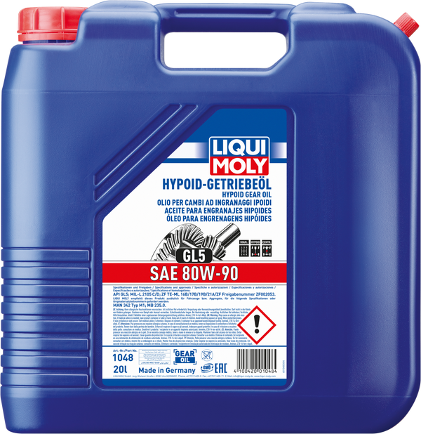 LIQUI MOLY GEAR OIL 80W-90 20L 1