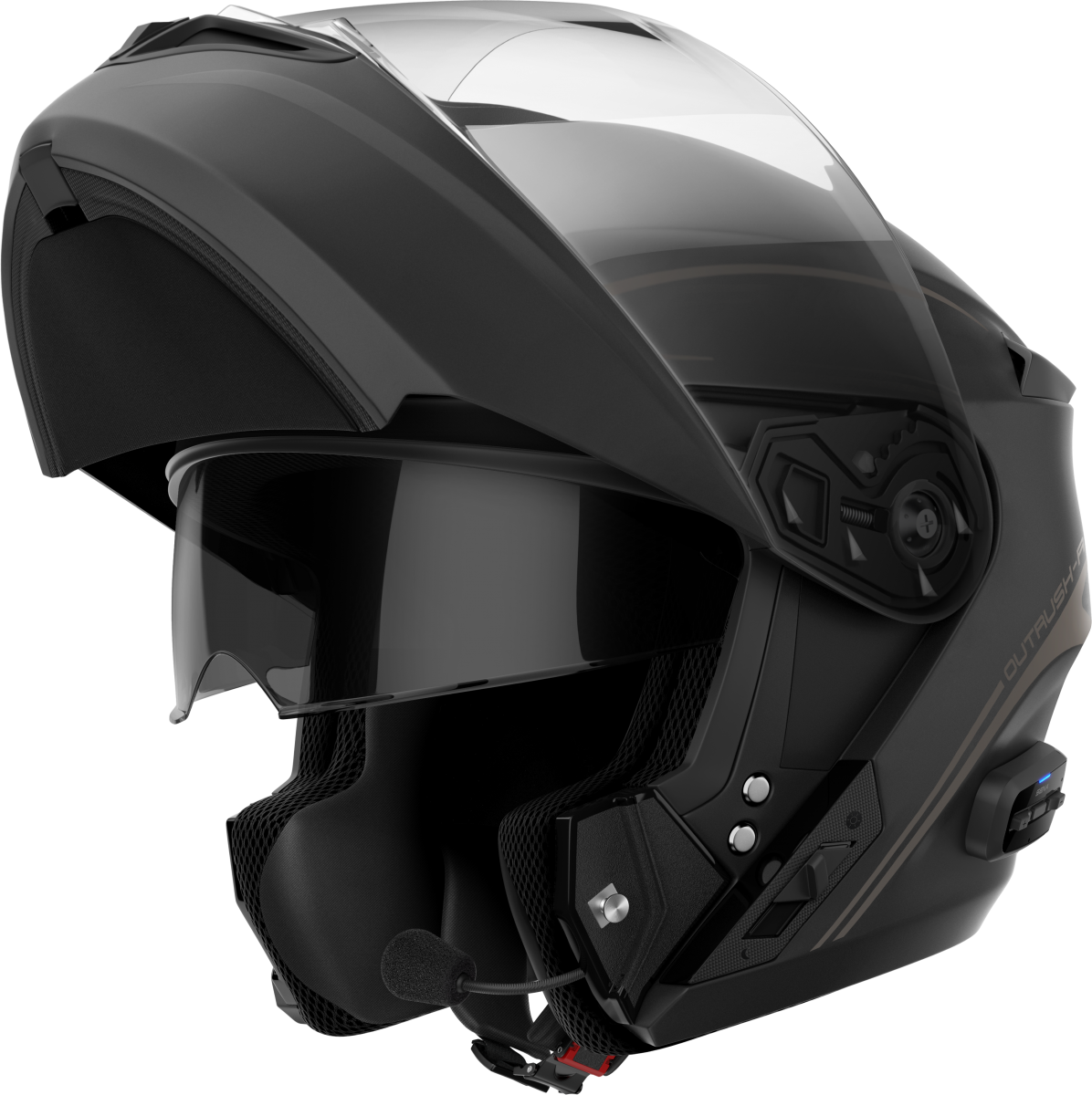 SENA OUTRUSH R-FLIP UP-MATT BLACK-ECE 22.06 XL 3