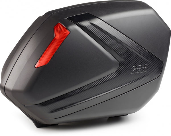 GIVI V37NN-PAIR OF BLK S.CASES WITH RED REFLECTORS, CAR 1